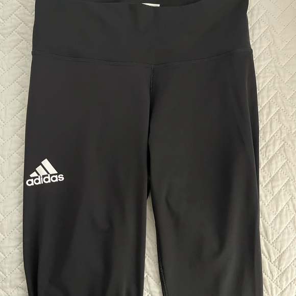 Black Adidas Leggings Size Large - Picture 3 of 3